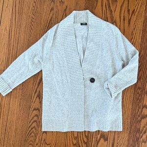 J. Crew Light Gray Open Cardigan